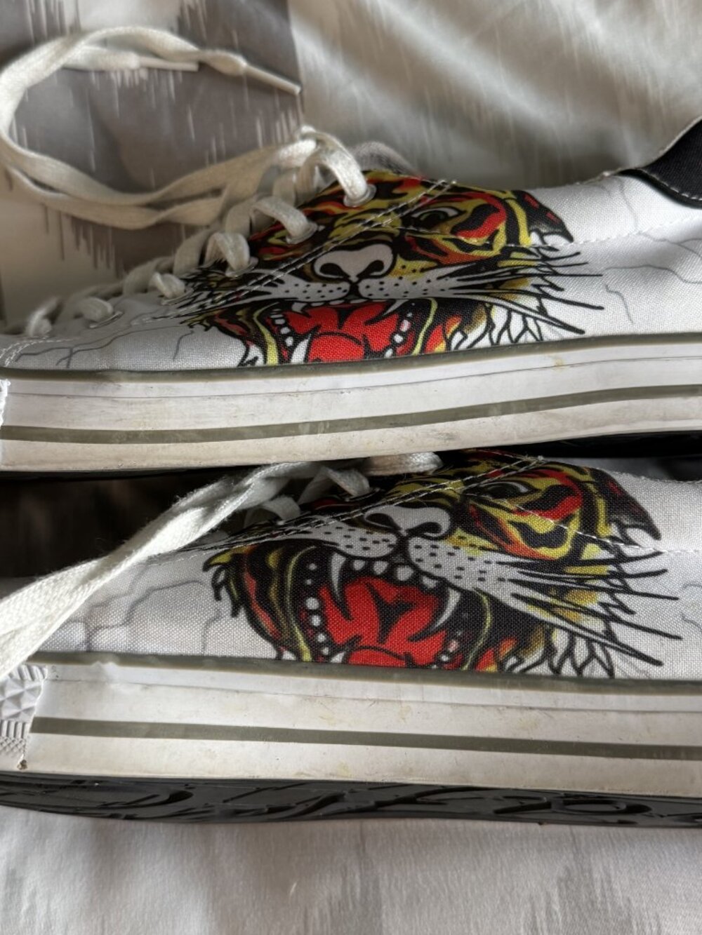 Men's Ed Hardy Sneakers Size 11 - Picture 2 of 8